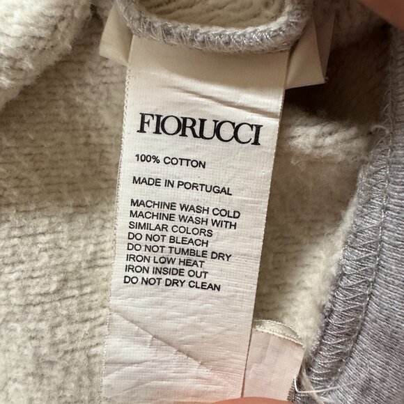 Fiorucci Vintage Angels Cropped Sweateshirt Grey Fleece Sz XS - Picture 9 of 11